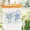 Hydrangea Vase Butterfly Spring Kitchen Towels Dish Towels, 18x26 Inch Summer Flowers Holiday Decoration Hand Towels Set of 2